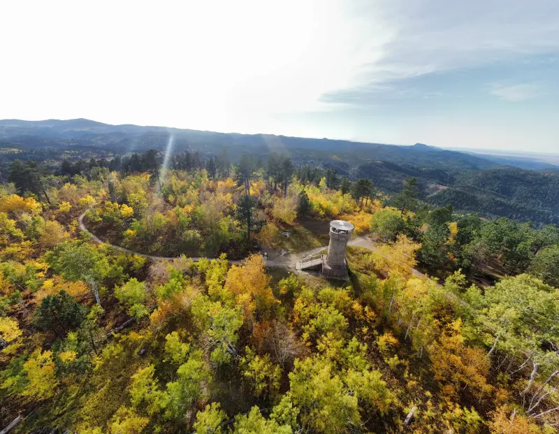 Friendship Tower during the fall season